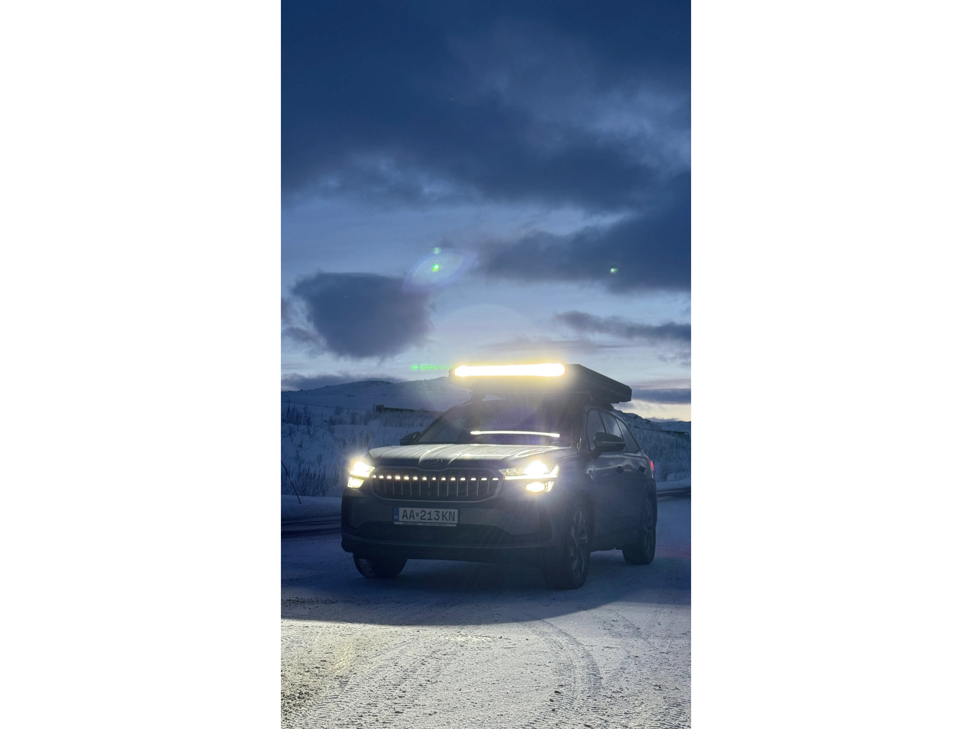 SNAILER® – LED svjetlosna rampa 100 cm / 594 W za krovni šator