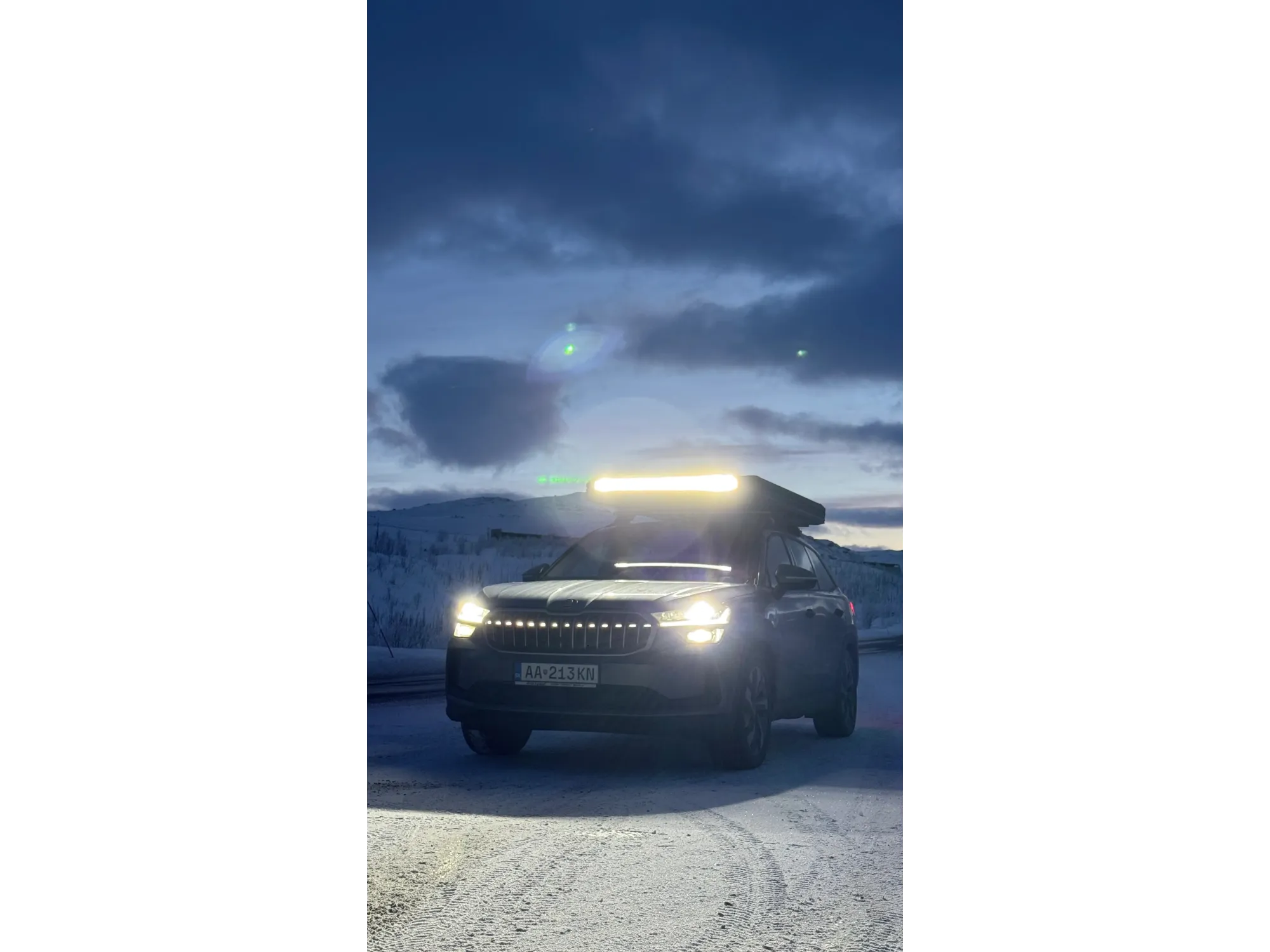 SNAILER® – LED svjetlosna rampa 100 cm / 594 W za krovni šator