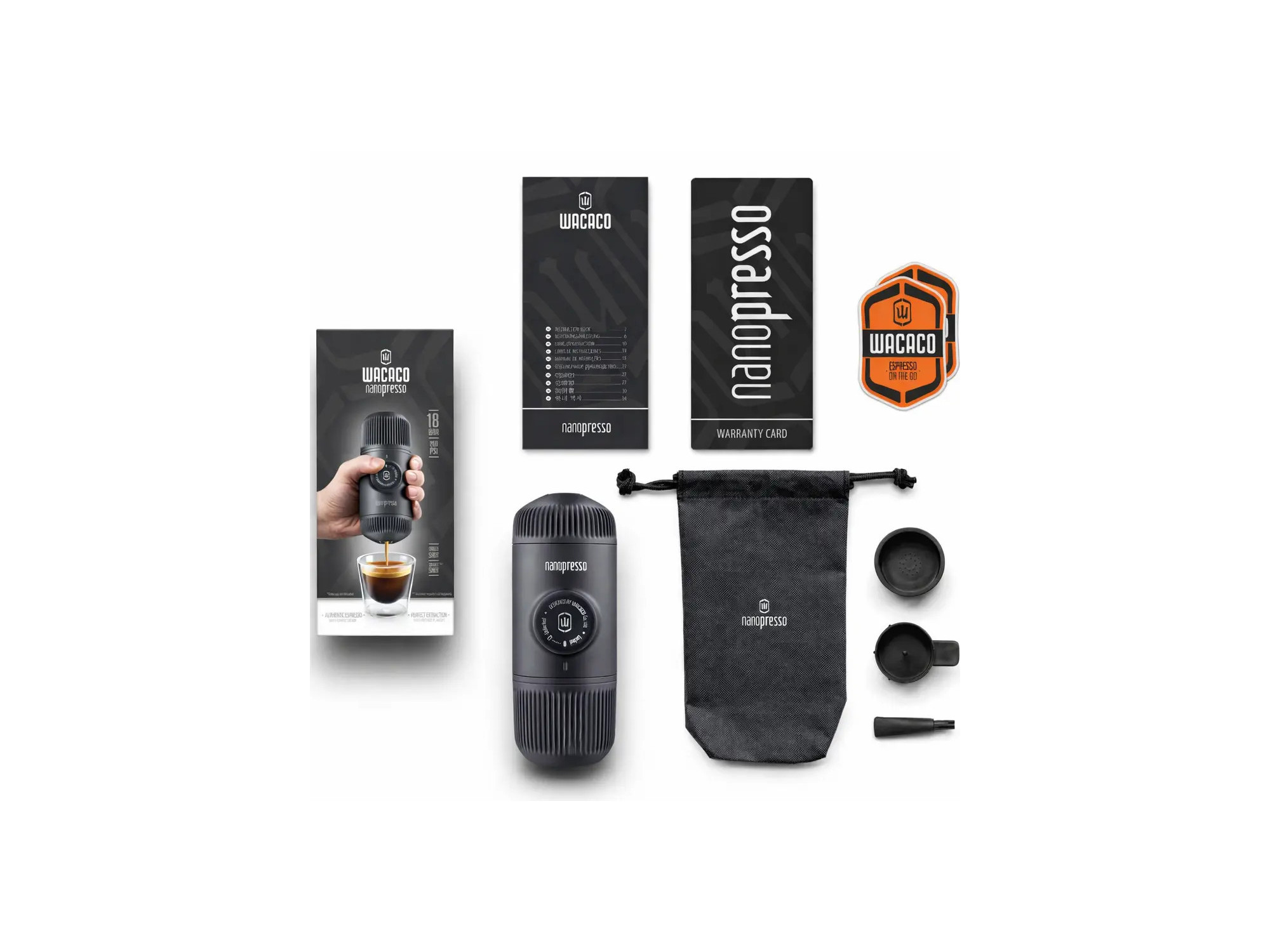 Wacaco Nanopresso | Ručni prijenosni aparat za espresso | SNAILER®