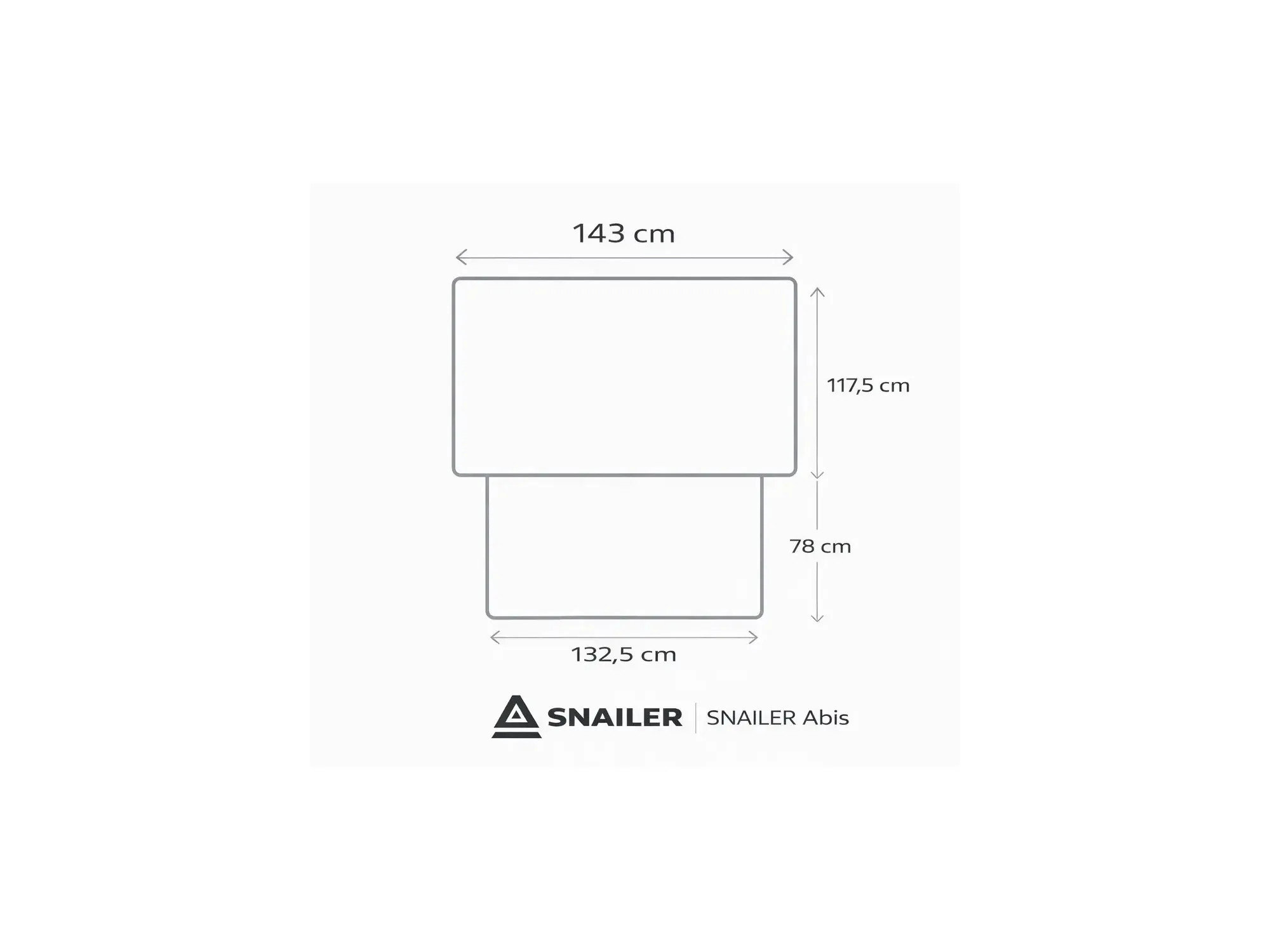 SNAILER® Abis - bočno otvarajući krovni šator s čvrstom školjkom