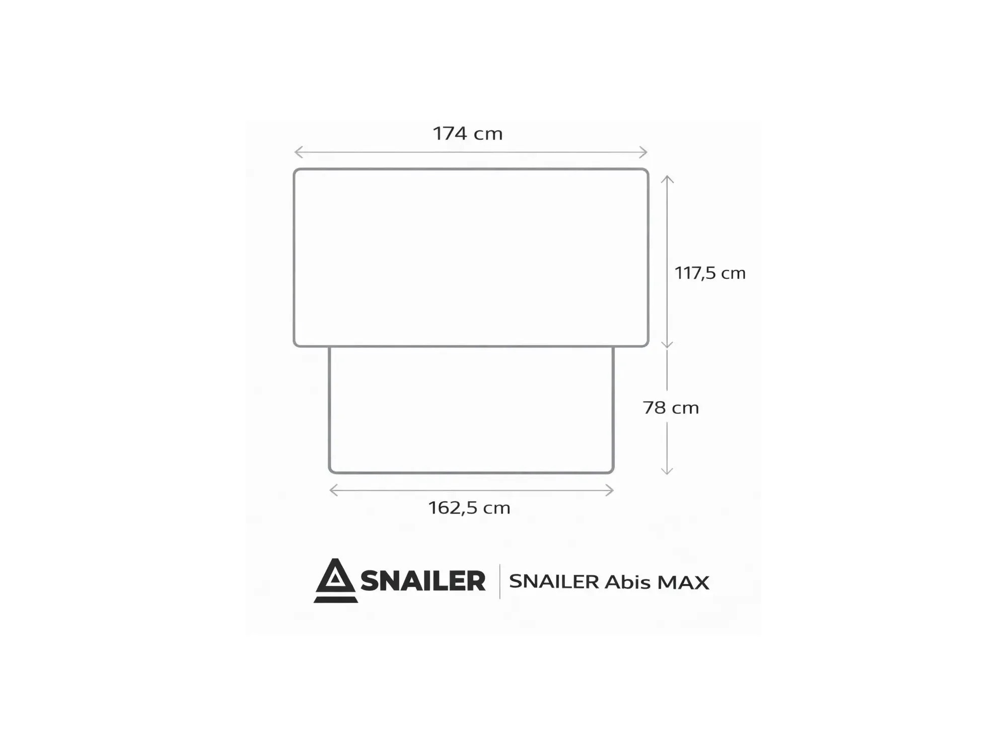 SNAILER® Abis MAX - krovni šator za obitelji
