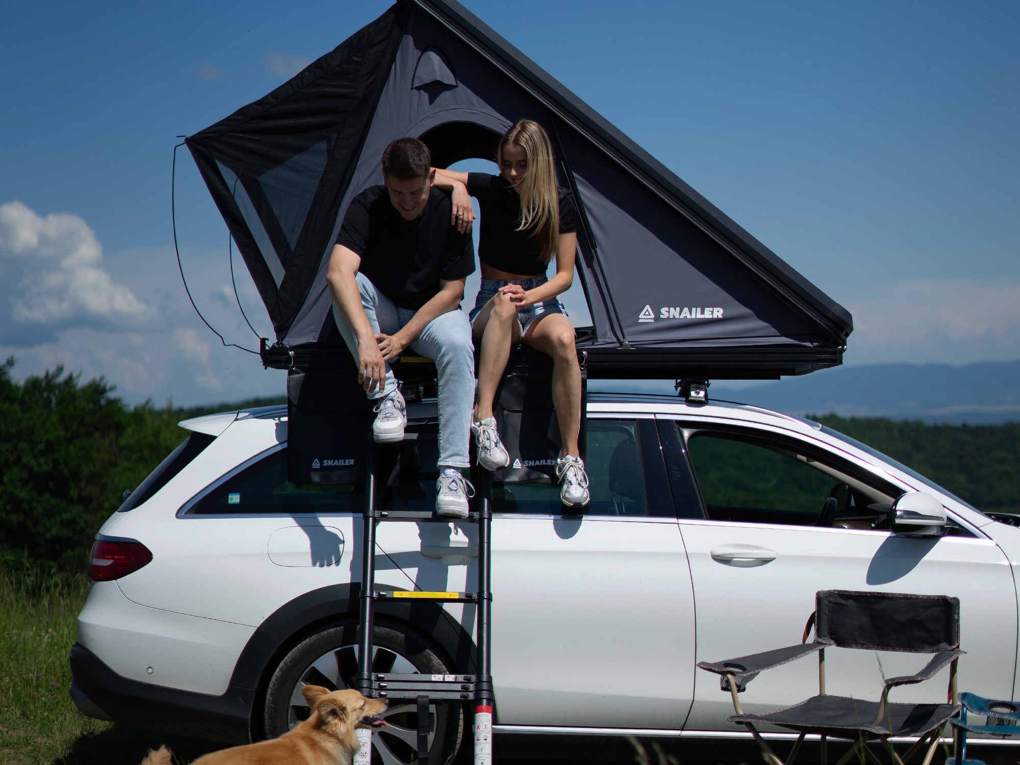 SNAILER® Alduo - aluminijski krovni šator