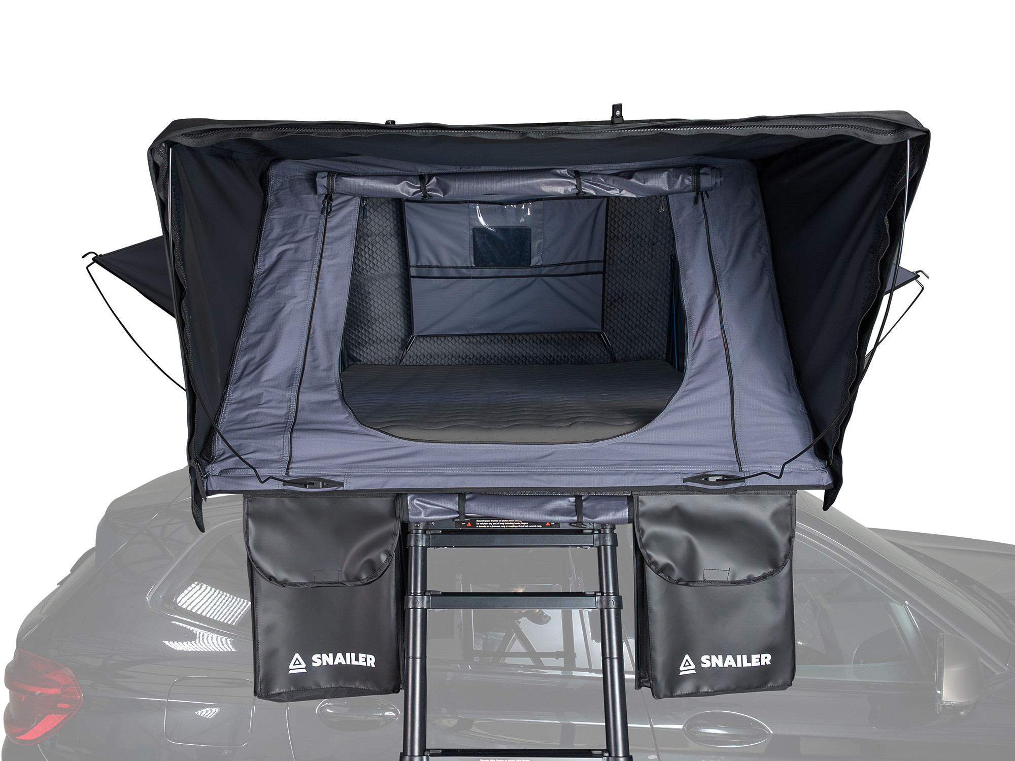 SNAILER® Abis - bočno otvarajući krovni šator s čvrstom školjkom