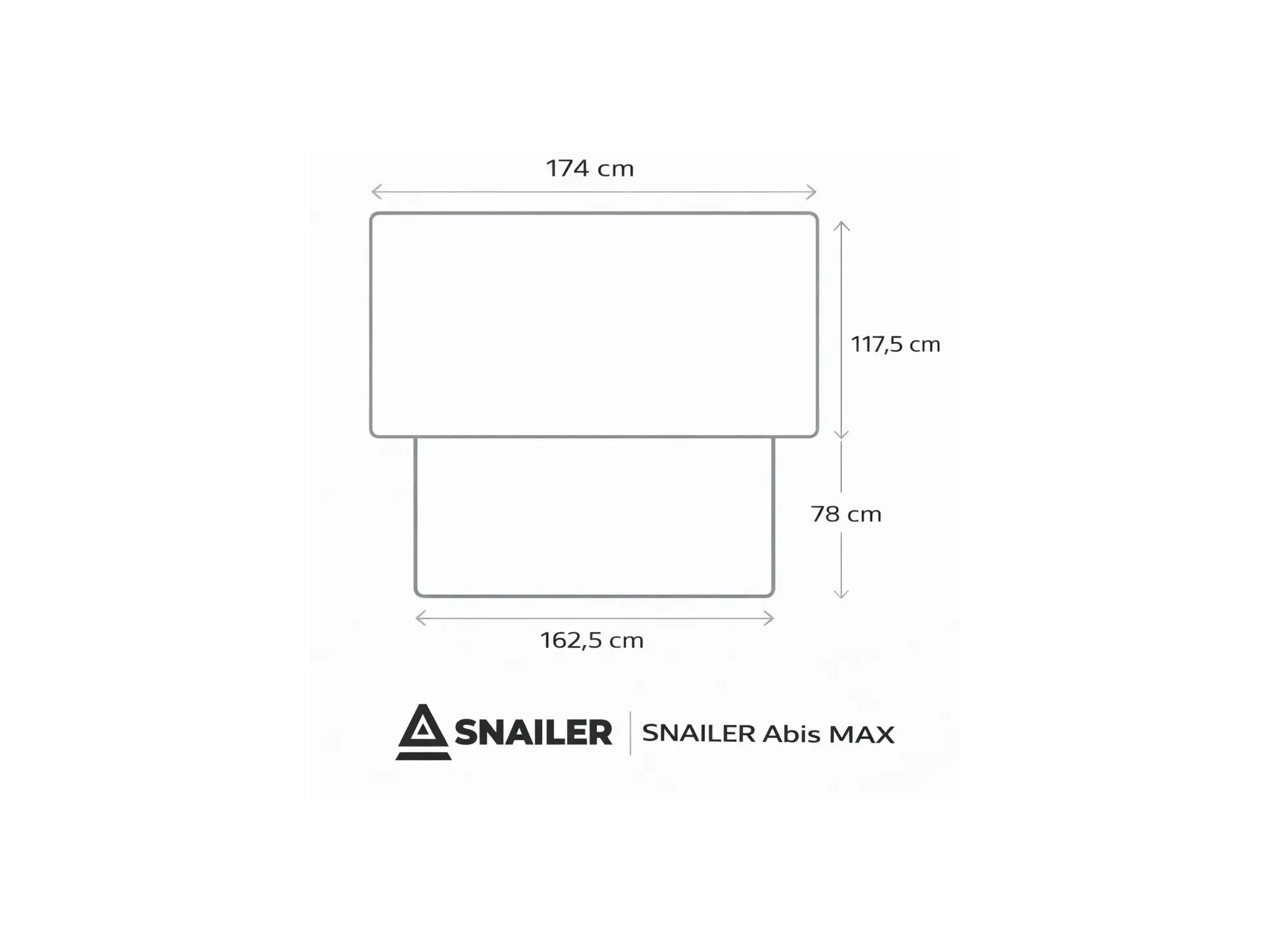 SNAILER® Madrac za Abis MAX krovni šator